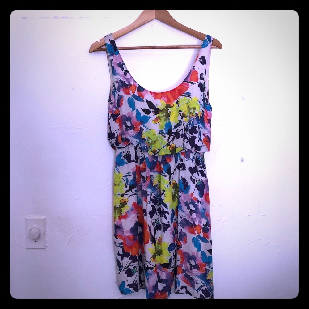 Alice + Olivia Cowl-Back Mini Dress